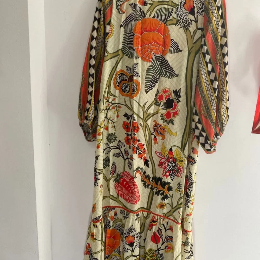Conditions Apply Colorful Patterned Duster Robe O/S - Picture 2 of 5